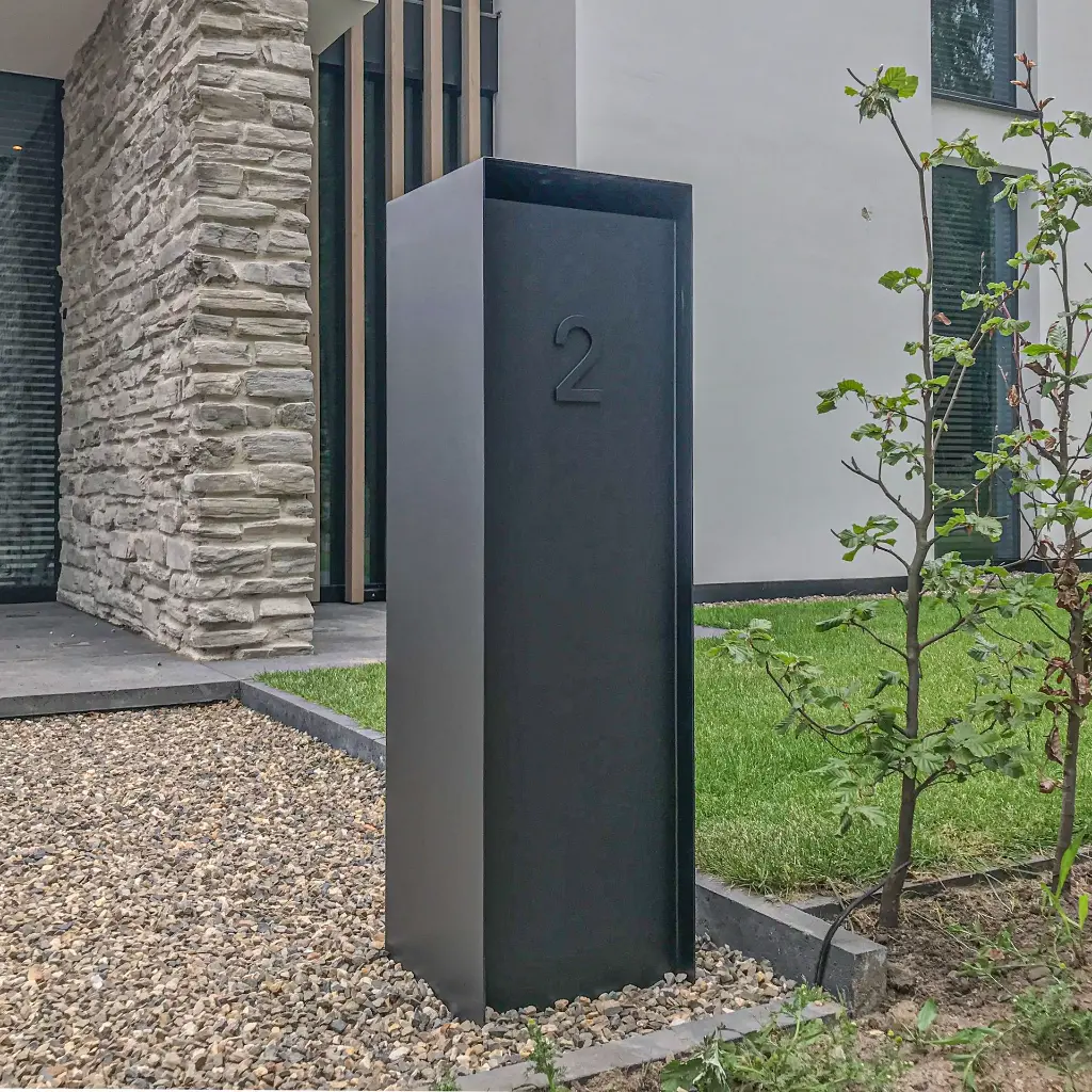 Brievenbus Straight RAL9005.webp