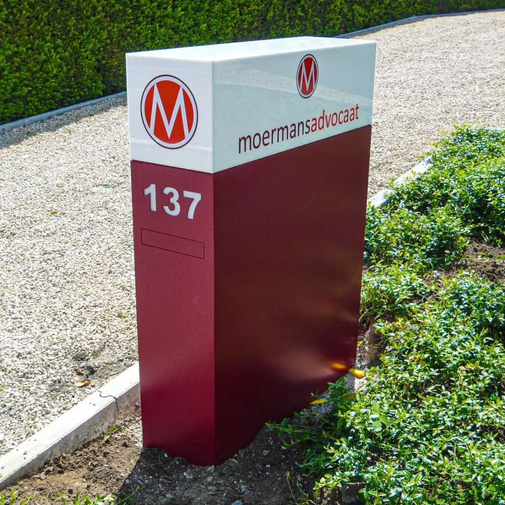 Brievenbus Light cube