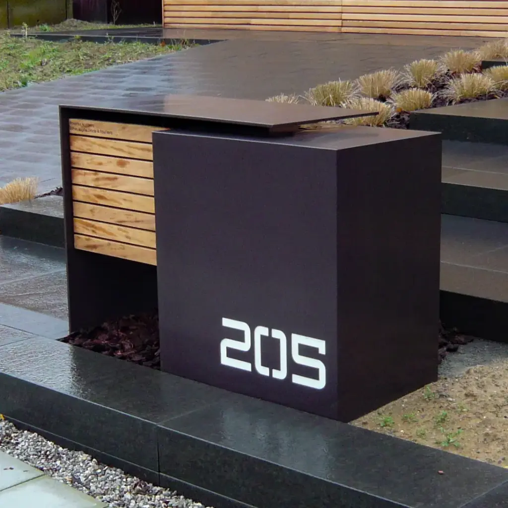 Brievenbus Powertex gelakt