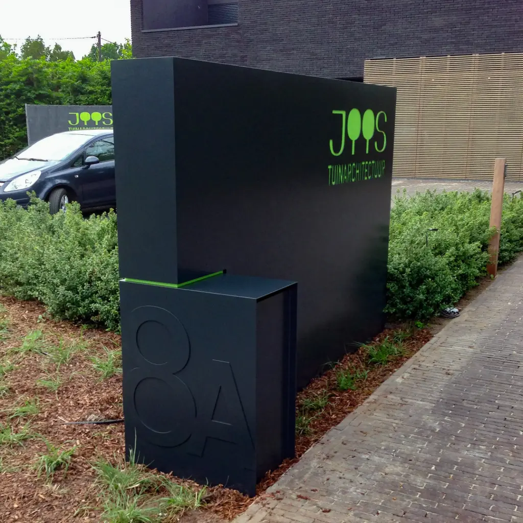 Brievenbus Side Cube (Mat, Mat, 1, Sticker <0,15m² 1 zijde)