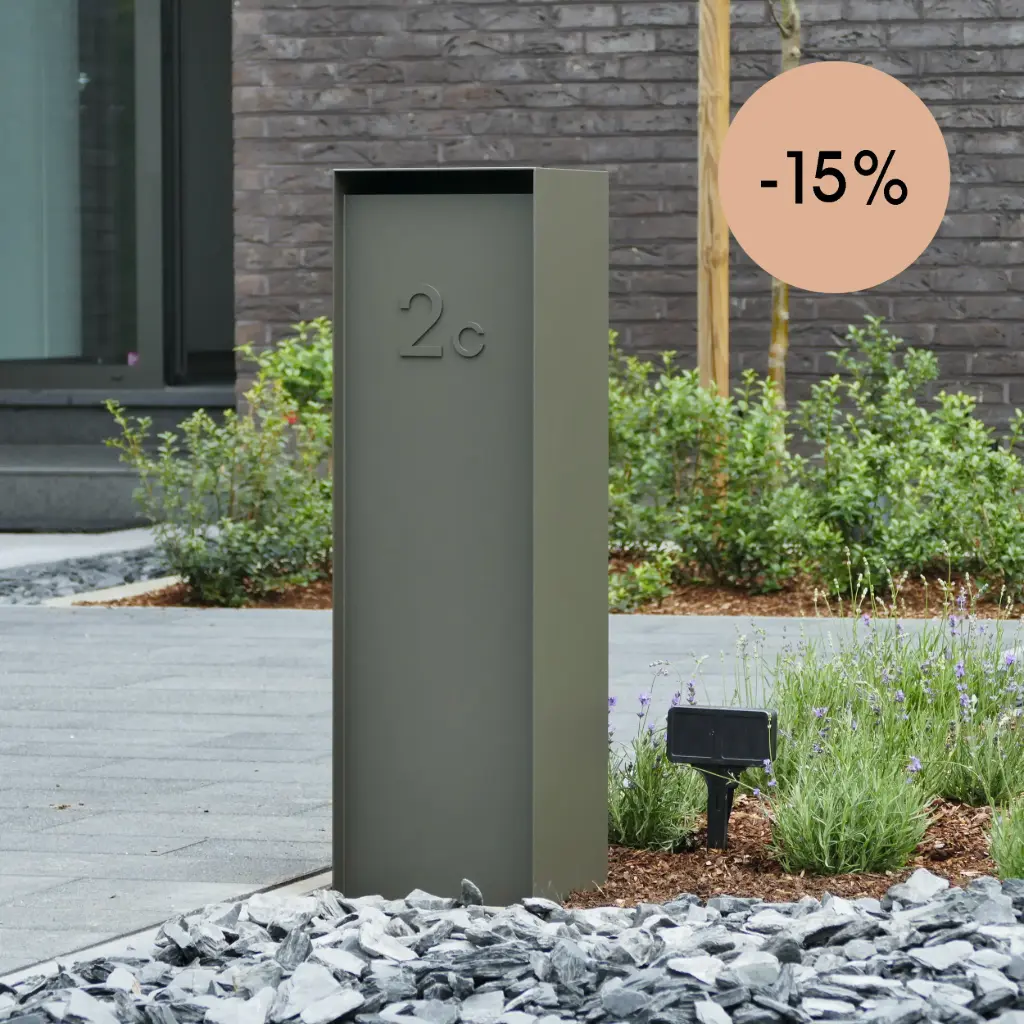 Brievenbus Straight (Mat, 0, Structuur)